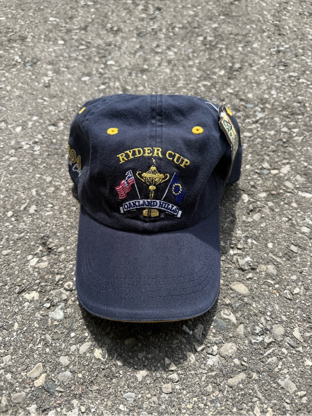 Ryder Cup 2004 Oakland Hills Golf Navy Baseball Cap - Brand New with Tags
